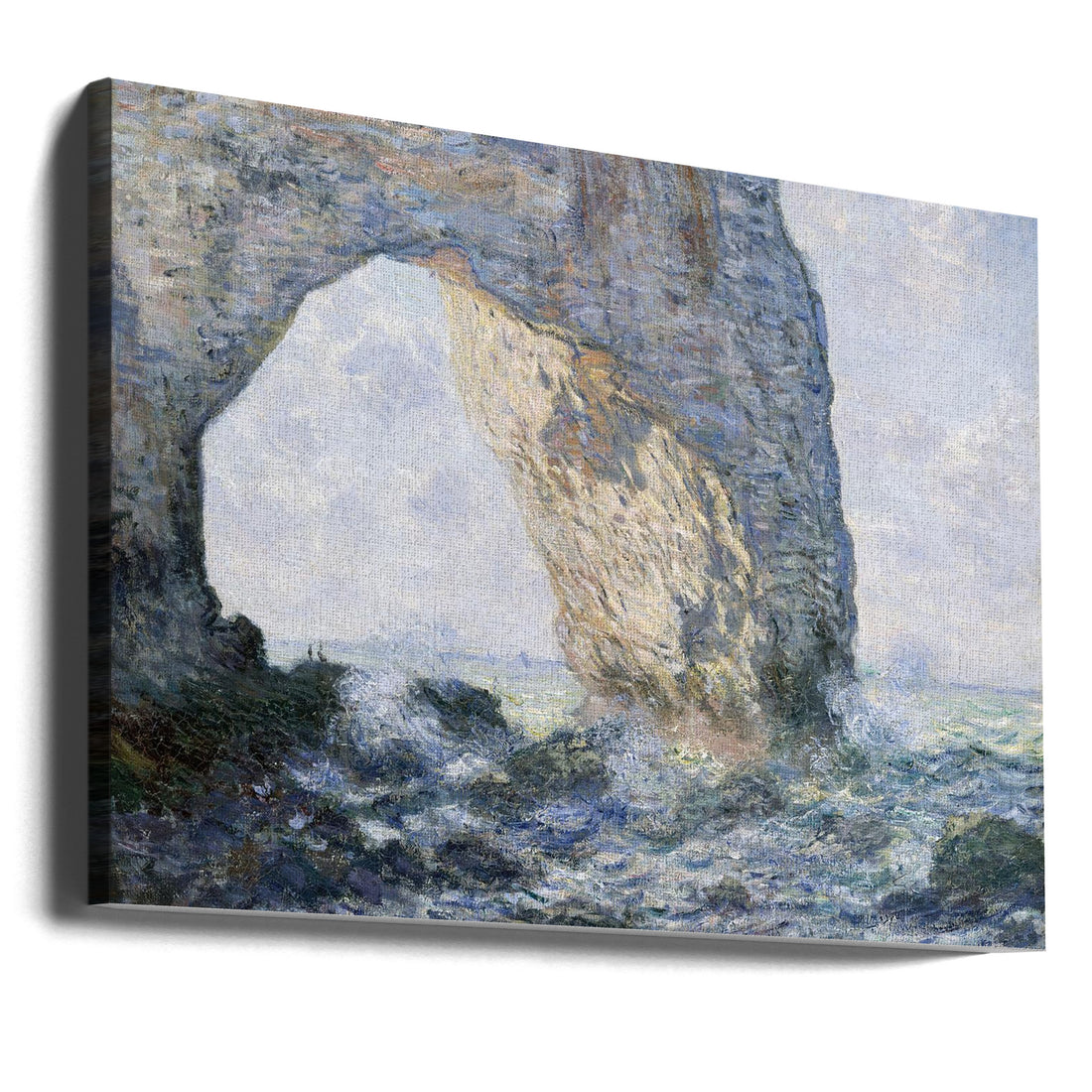 The Manneporte by Claude Monet | Painted Landscape Art, Large Canvas Wall Art Print | Artsy Earth