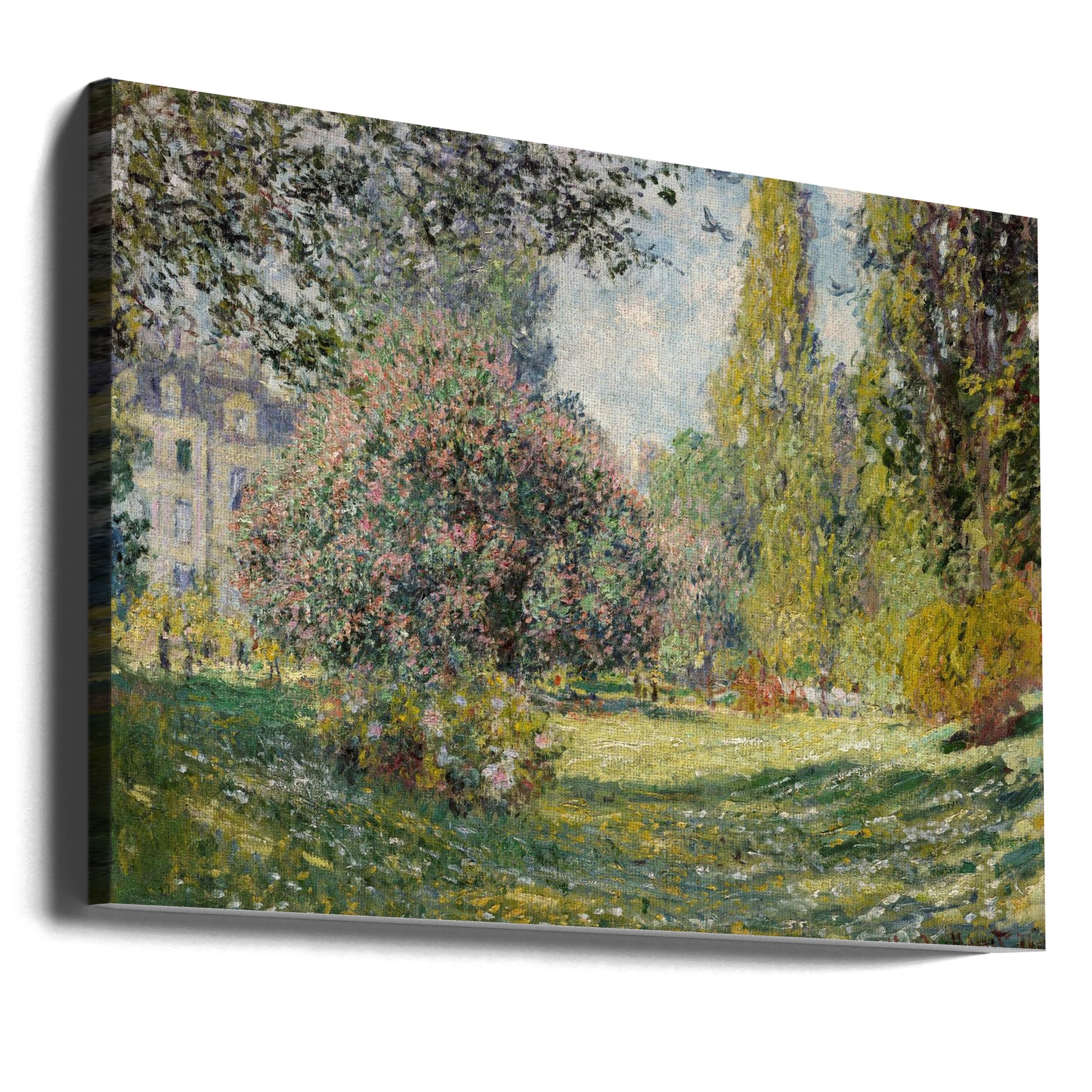 The Parc Monceau by Claude Monet | Outdoor Landscape Painting, Large Canvas Wall Art Print | Artsy Earth