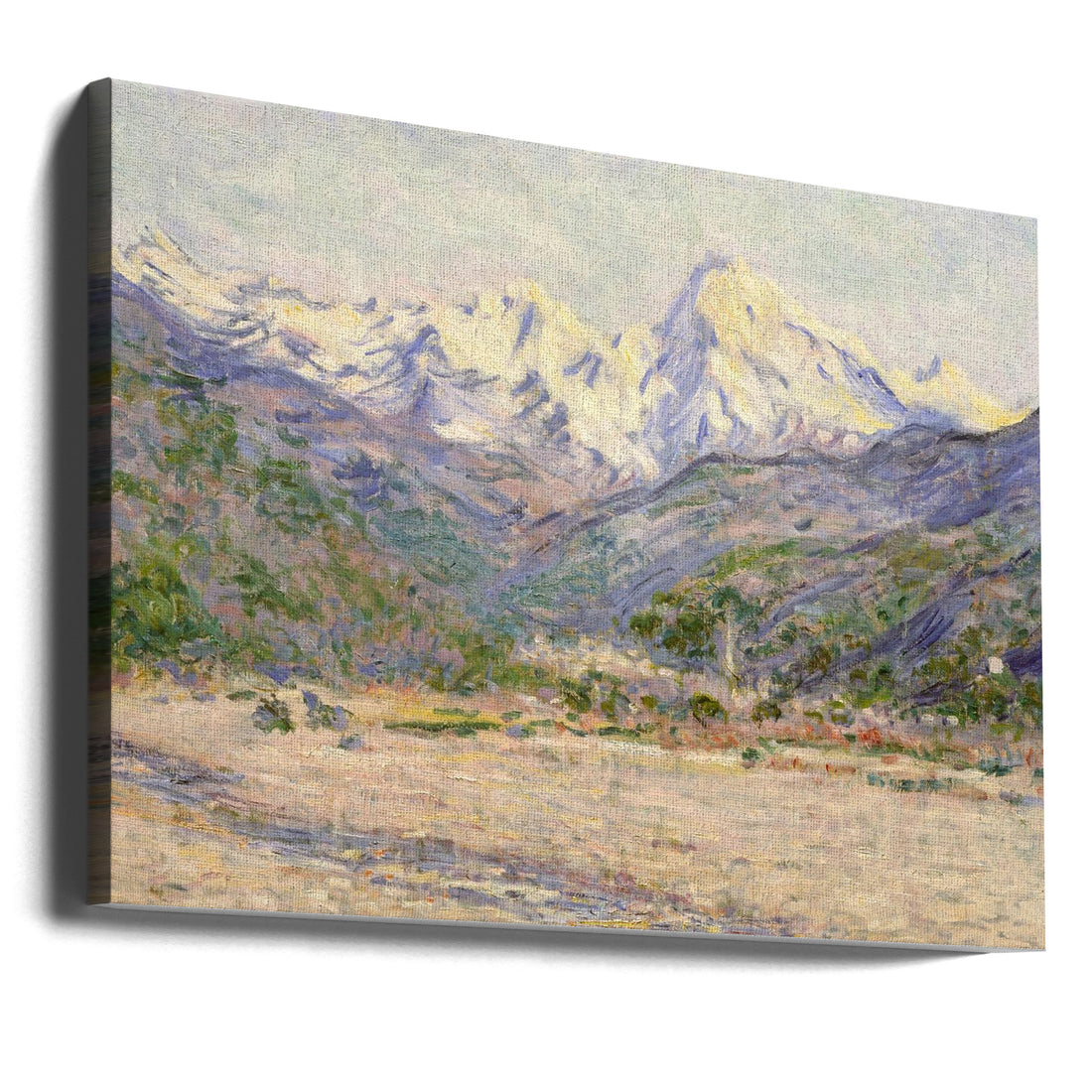 Valley of Nervia by Claude Monet | Mountain Landscape Painting, Large Canvas Wall Art Print | Artsy Earth