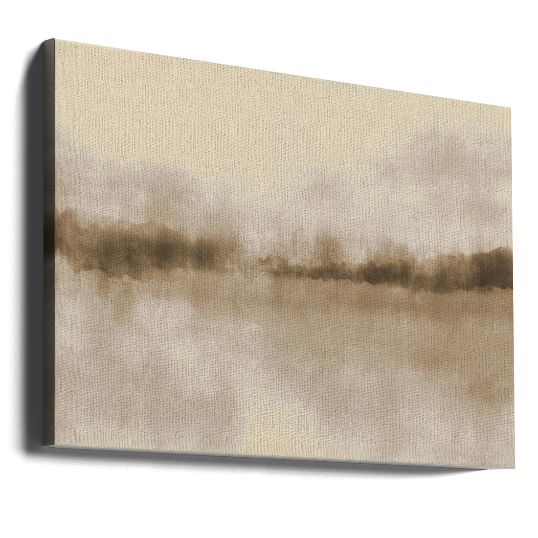 Abstract Landscape by Dina Dankers | Foggy Lake Reflection, Large Canvas Wall Art Print | Artsy Earth