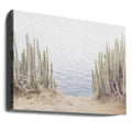 Ocean Cactus by Kathrin Pienaar | Coastal Botanical Landscape, Large Canvas Wall Art Print | Artsy Earth