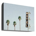 Diving Ladies by Kathrin Pienaar | Vintage Motel Sign, Large Canvas Wall Art Print | Artsy Earth