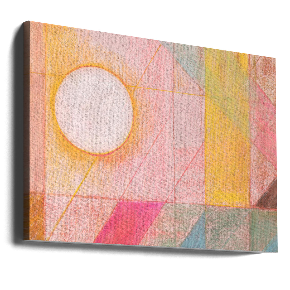 Pastel Orbit by Renée Stramel | Celestial Abstract Painting, Large Canvas Wall Art Print | Artsy Earth