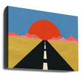 Road To Sun by Rosi Feist | Painted Art, Large Canvas Wall Art Print | Artsy Earth