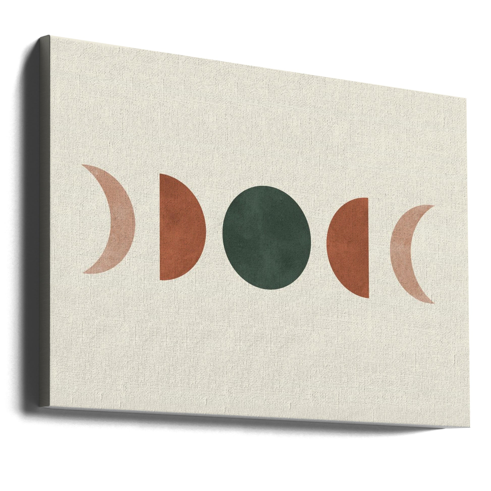 Moon Phases 1 by Vitor Costa | Abstract Moon Phases, Large Canvas Wall Art Print | Artsy Earth