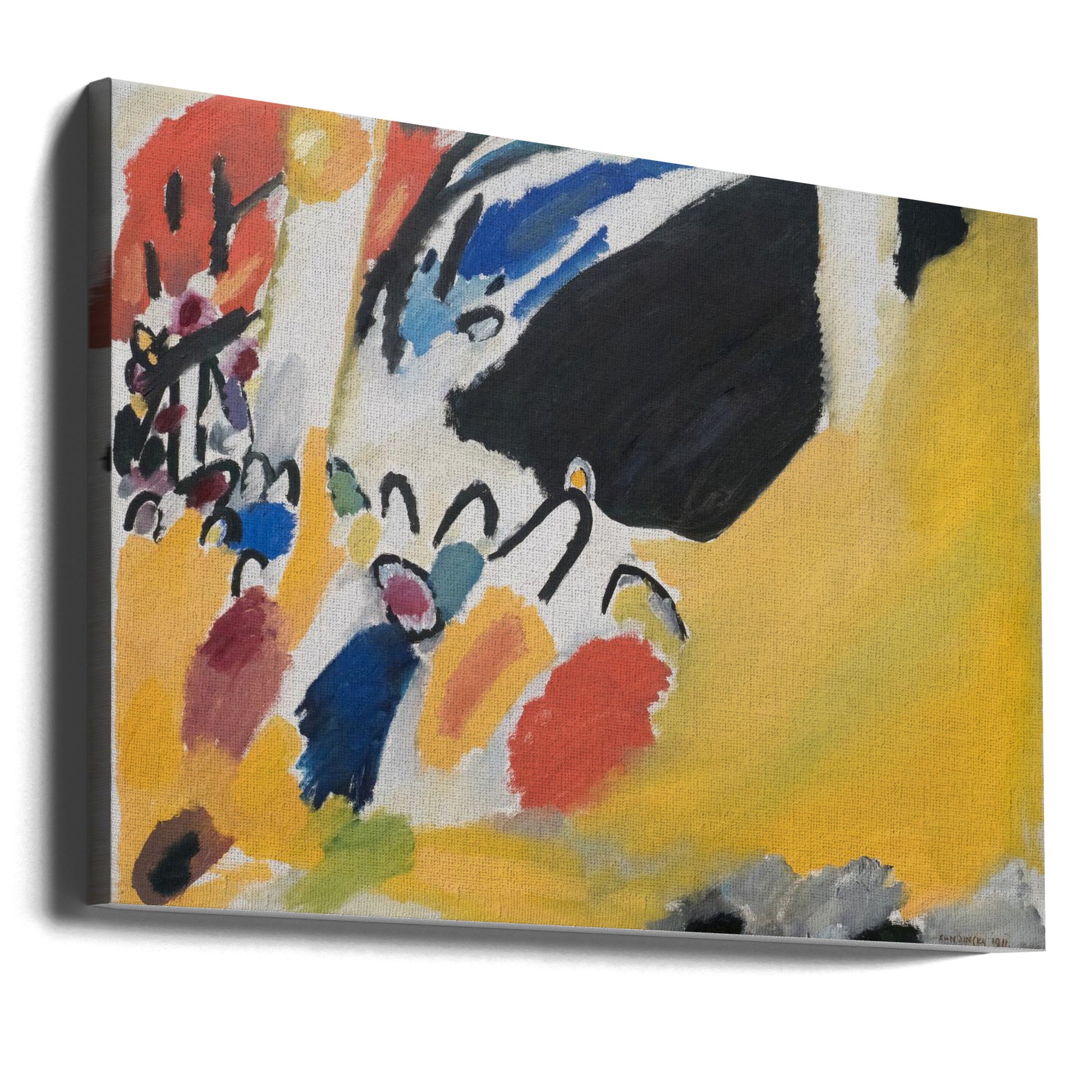 Concert Impressions by Wassily Kandinsky | Abstract Musical Art, Large Canvas Wall Art Print | Artsy Earth