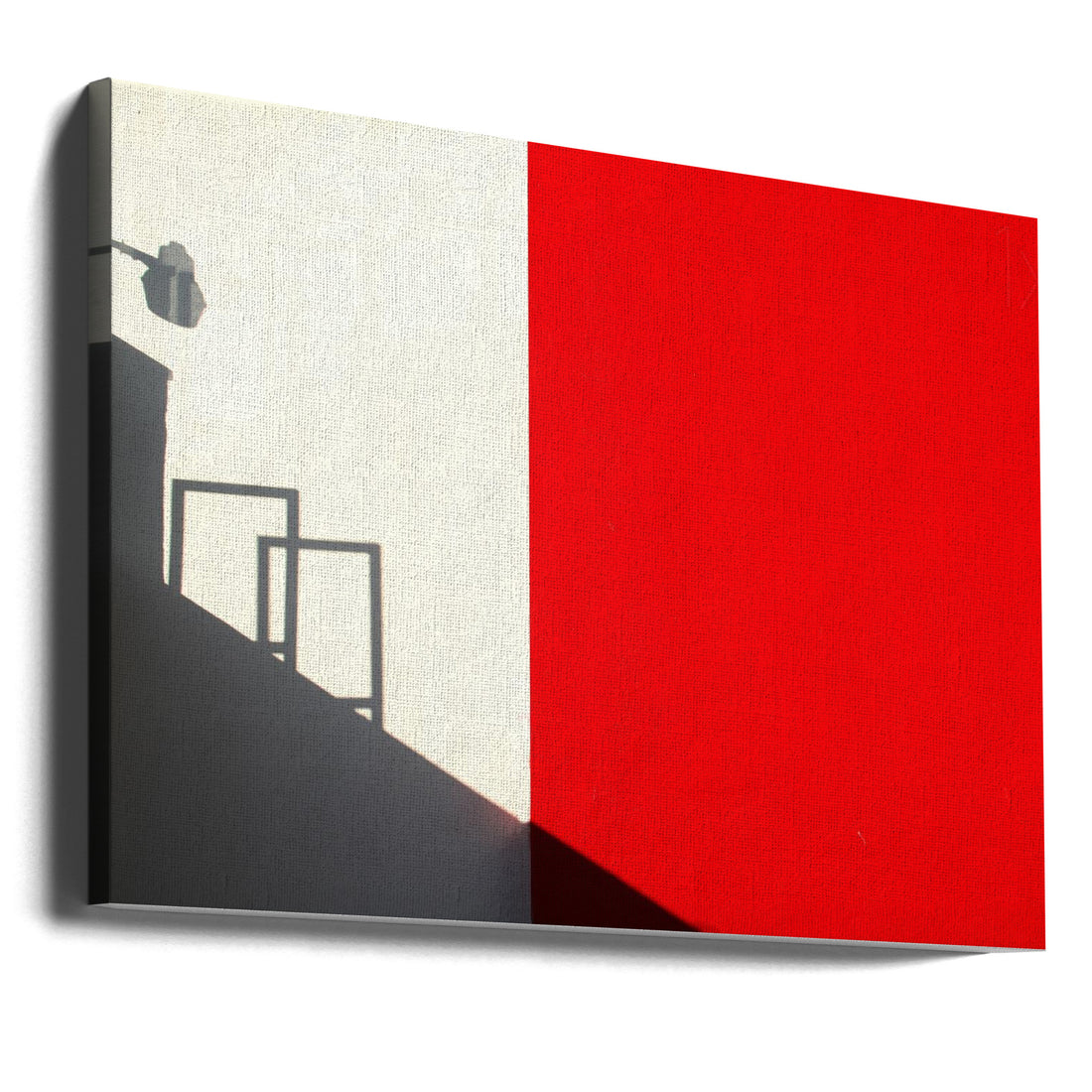 Red Westwood by Roxana Labagnara | Minimal Architecture Shadows, Large Canvas Wall Art Print | Artsy Earth