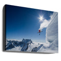 Higher by Tristan Shu | Extreme Mountain Adventure, Large Canvas Wall Art Print | Artsy Earth