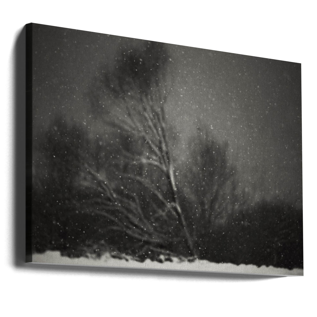 Snowy Winter by Photocosma | Lonely Tree Landscape, Large Canvas Wall Art Print | Artsy Earth