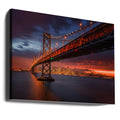 Fire over San Francisco by Toby Harriman | Urban Night Cityscape, Large Canvas Wall Art Print | Artsy Earth