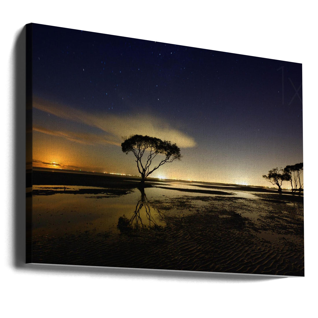 Moonrise by Mel Brackstone | Coastal Beach Landscape, Large Canvas Wall Art Print | Artsy Earth