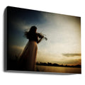 Sweet Violin by Sorin Vidis | Female Violin Performance, Large Canvas Wall Art Print | Artsy Earth