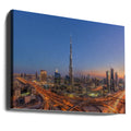 The Amazing Burj Khalifa by Mohammad Rustam | Dubai Iconic Skyscraper, Large Canvas Wall Art Print | Artsy Earth