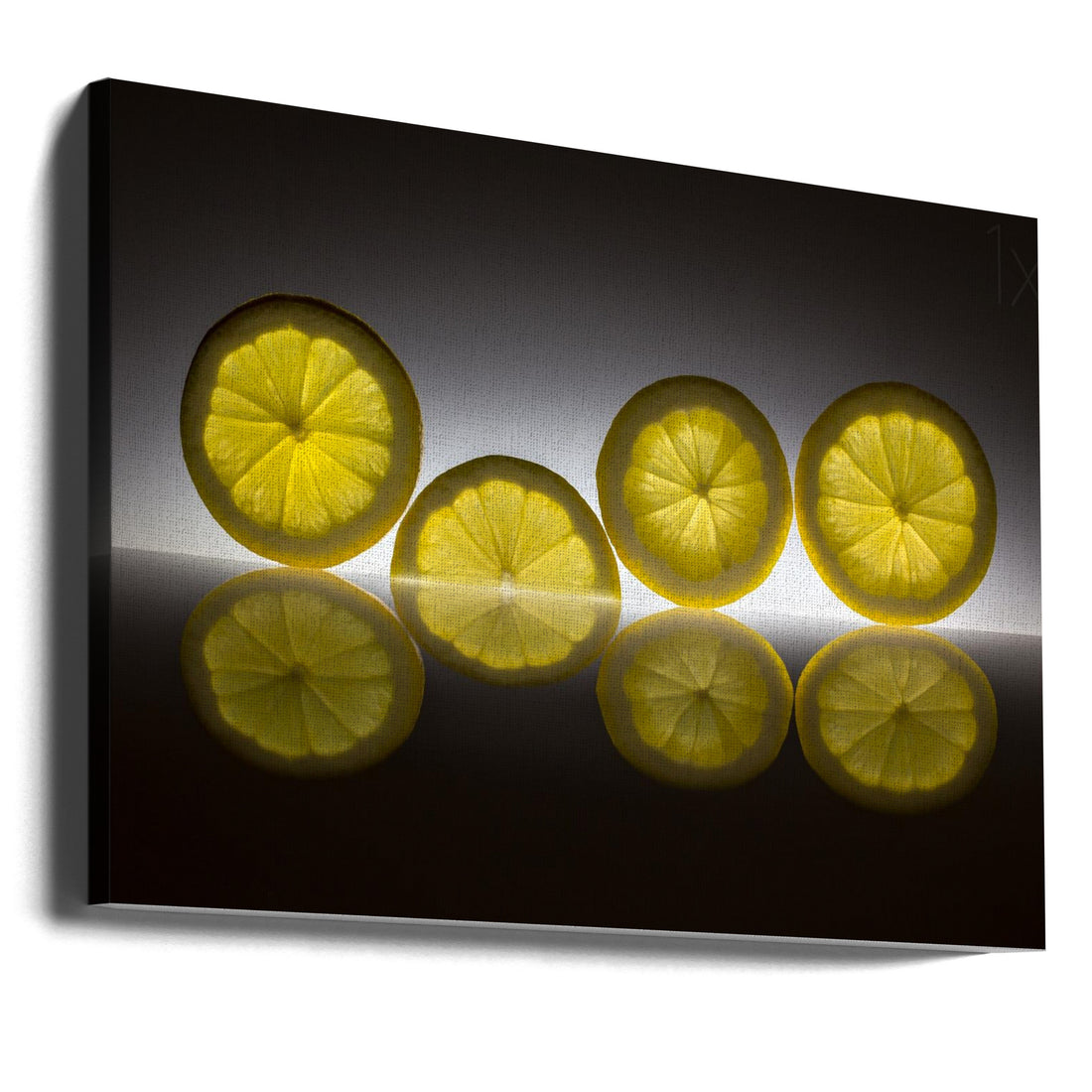 Lemon Slice by Wieteke De Kogel | Fresh Citrus Food, Large Canvas Wall Art Print | Artsy Earth