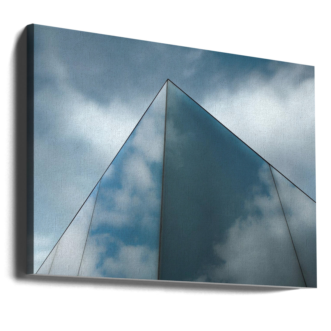 Sky Reflections by Gilbert Claes | Modern Glass Architecture, Large Canvas Wall Art Print | Artsy Earth