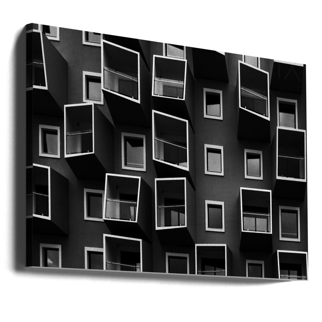 Living in Boxes by Kent Mathiesen | Modern Architecture Geometry, Large Canvas Wall Art Print | Artsy Earth