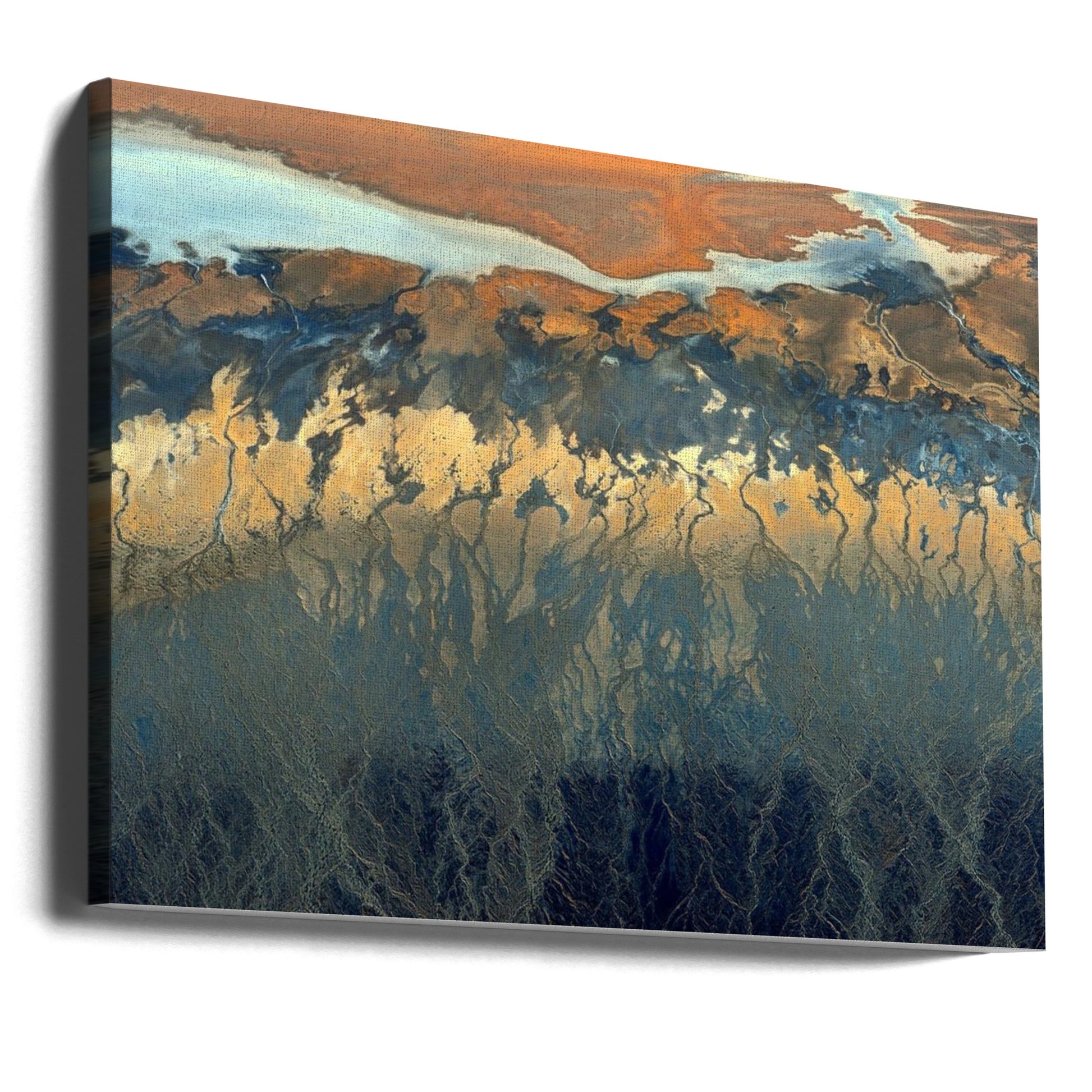 California Aerial by Tanja Ghirardini | Desert Landscape Pattern, Large Canvas Wall Art Print | Artsy Earth