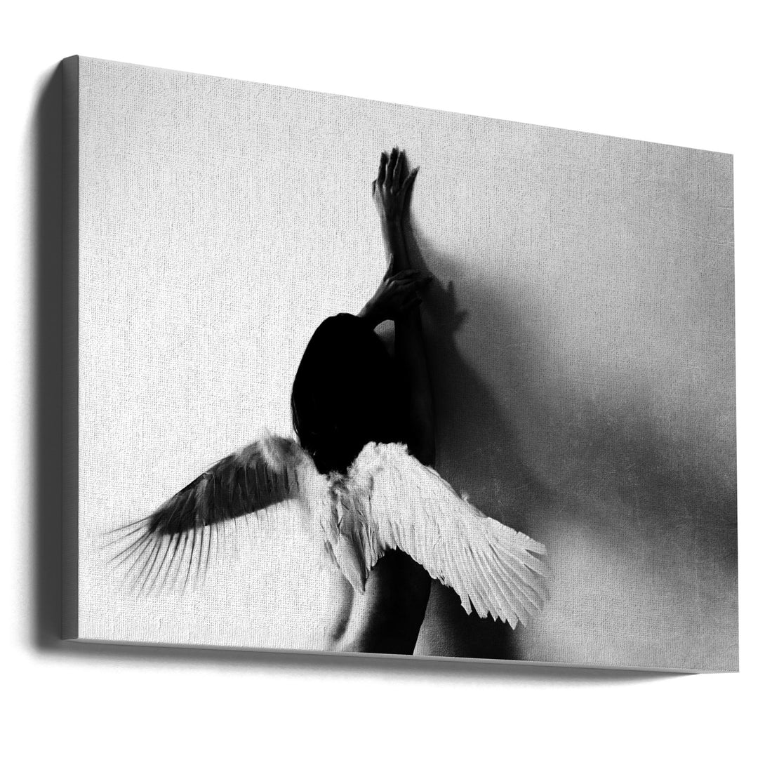 Trapped Angel by Keisuke Ikeda @ Blackcoffee | Black White Fantasy, Large Canvas Wall Art Print | Artsy Earth