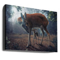 Mother and Fawn by John Wilhelm | Surreal Forest Fantasy, Large Canvas Wall Art Print | Artsy Earth