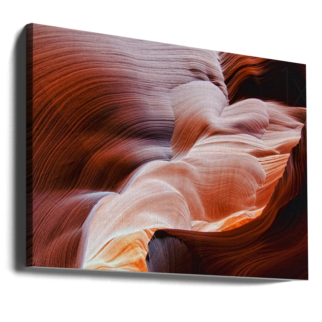 The Echo of Time by Andrew J. Lee | Sandstone Canyon Waves, Large Canvas Wall Art Print | Artsy Earth