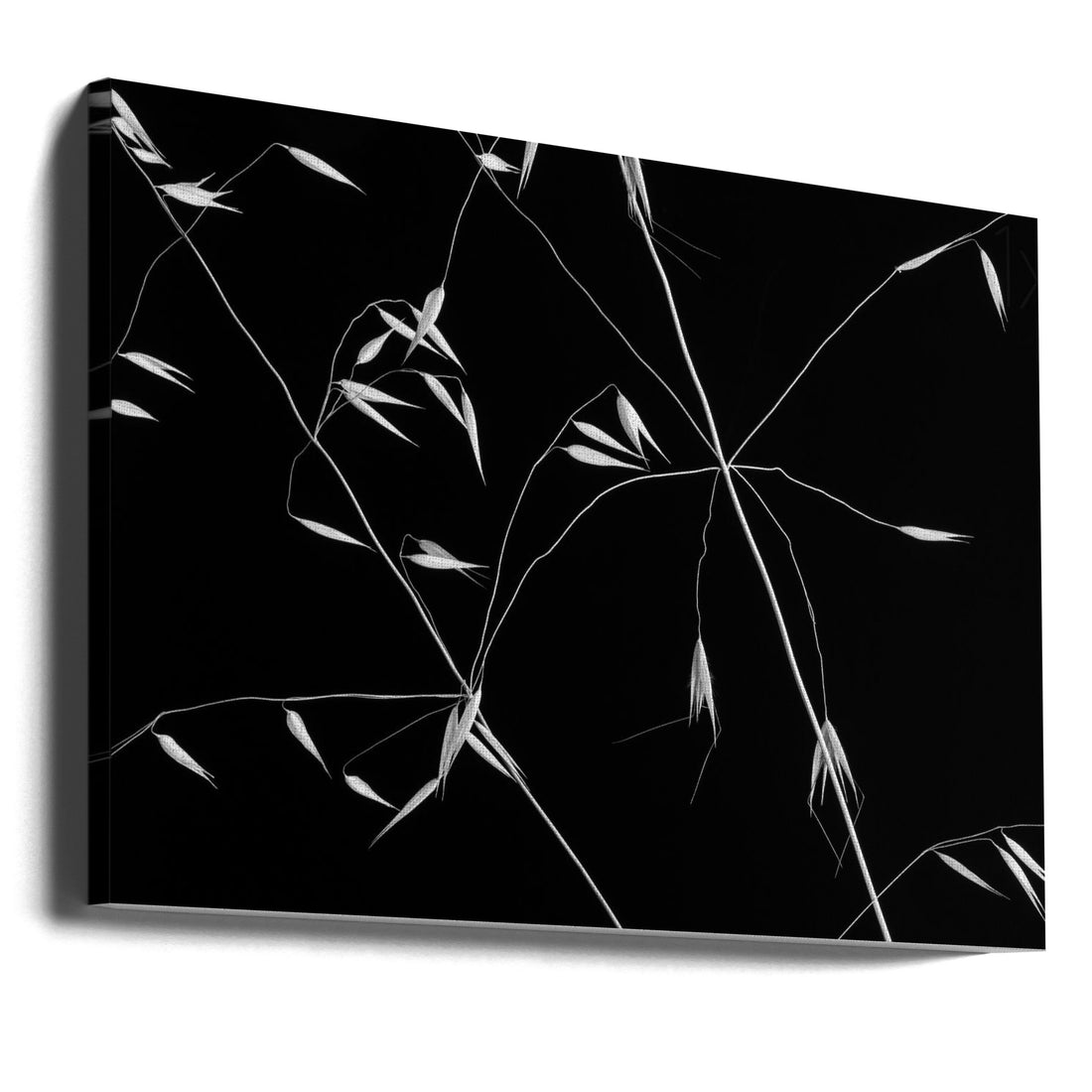 Crossed Lines by Olavo Azevedo | Abstract Pattern Monochrome, Large Canvas Wall Art Print | Artsy Earth