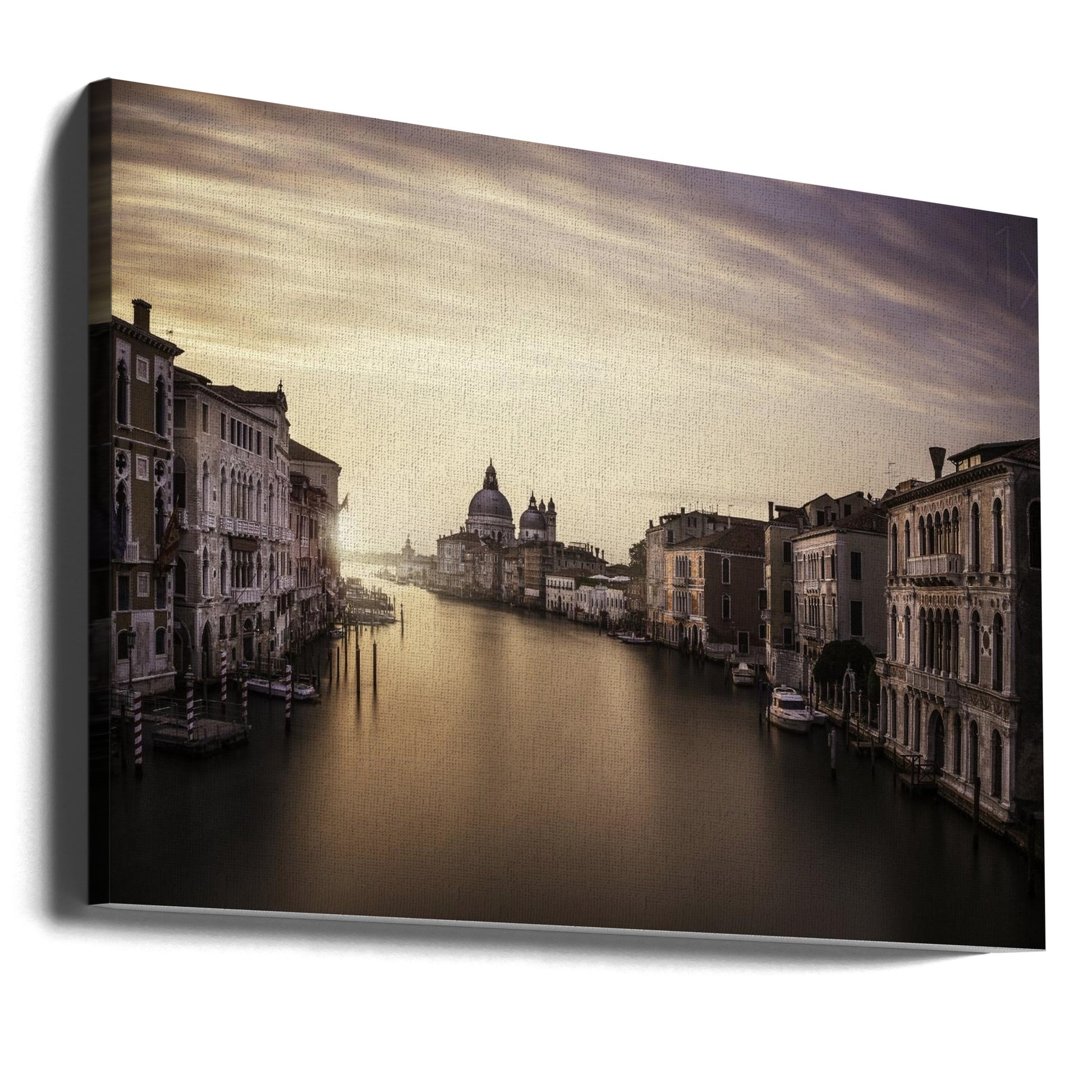 Venice Cityscape by Dan Muntean | Canal City Architecture, Large Canvas Wall Art Print | Artsy Earth