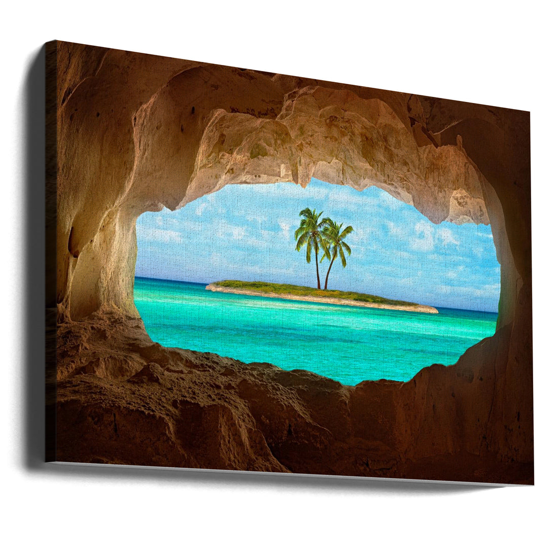 Paradise View by Matt Anderson | Tropical Beach Paradise, Large Canvas Wall Art Print | Artsy Earth