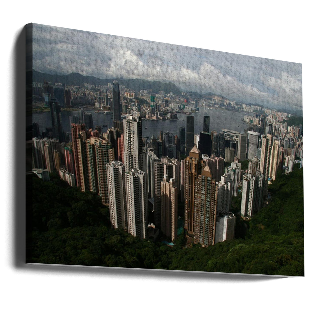 View from the Peak by Shango | Hong Kong Cityscape, Large Canvas Wall Art Print | Artsy Earth