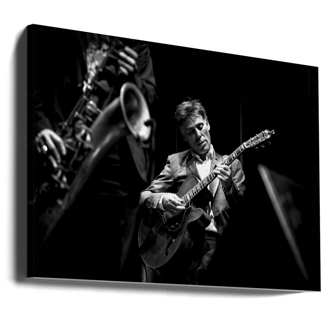 Jazz Performance by Gonçalo Simões | Live Music Concert, Large Canvas Wall Art Print | Artsy Earth