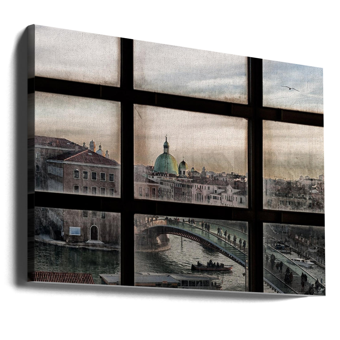 Venice Window by Roberto Marini | Venice Architecture View, Large Canvas Wall Art Print | Artsy Earth