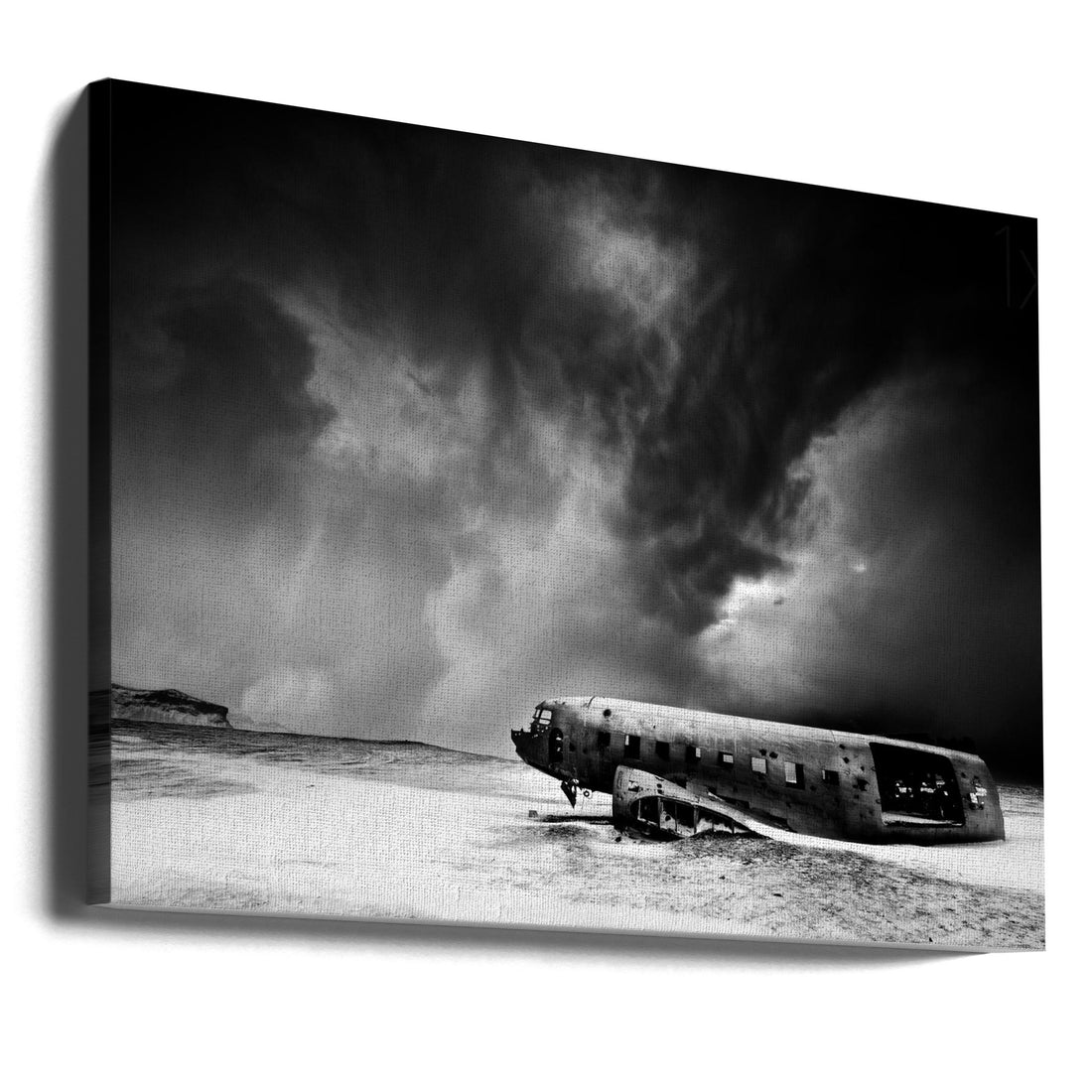 Dakota 1973 by Trevor Cole | Abandoned Plane Wreck, Large Canvas Wall Art Print | Artsy Earth