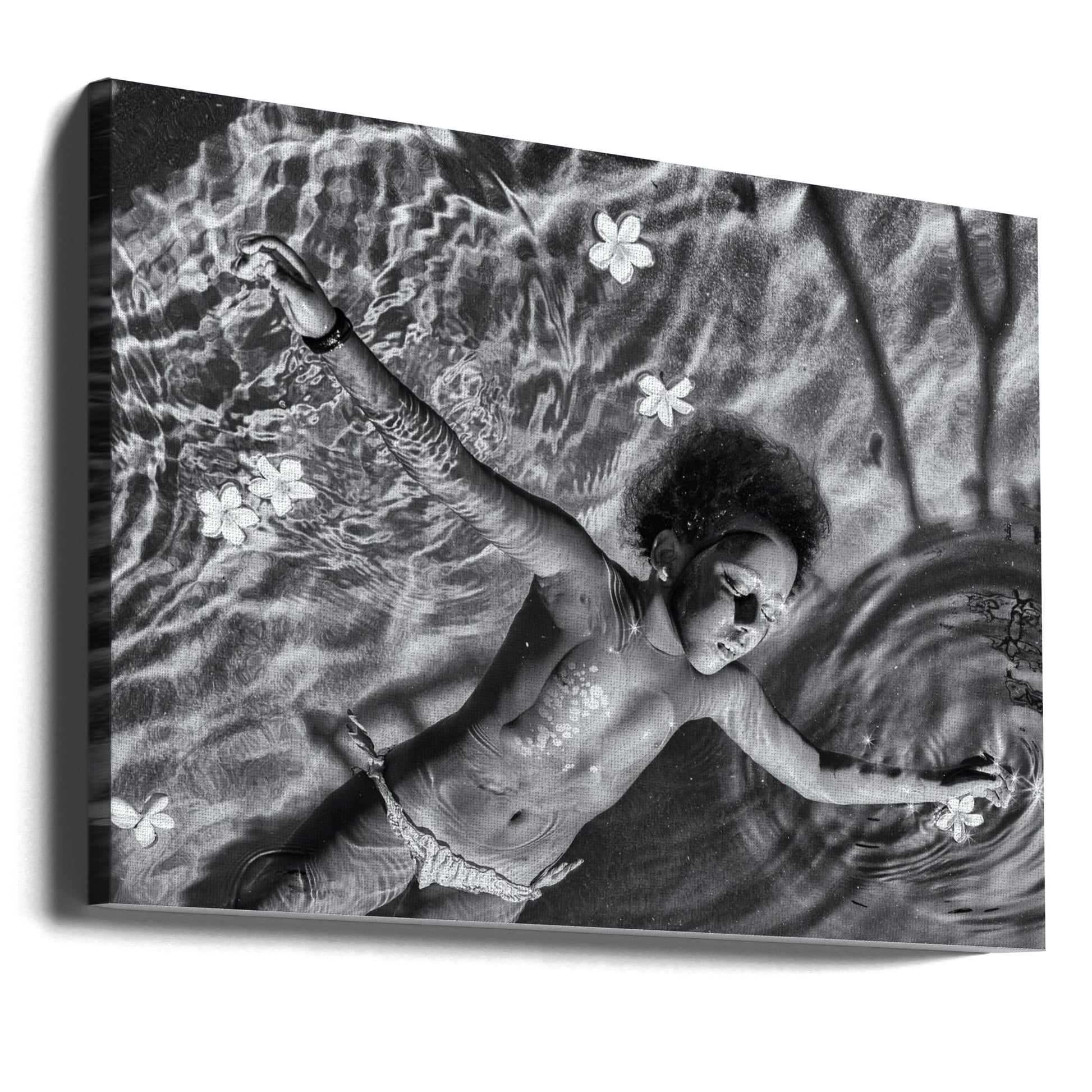 I can fly by Gloria Salgado Gispert | Swimming Pool Portrait, Large Canvas Wall Art Print | Artsy Earth