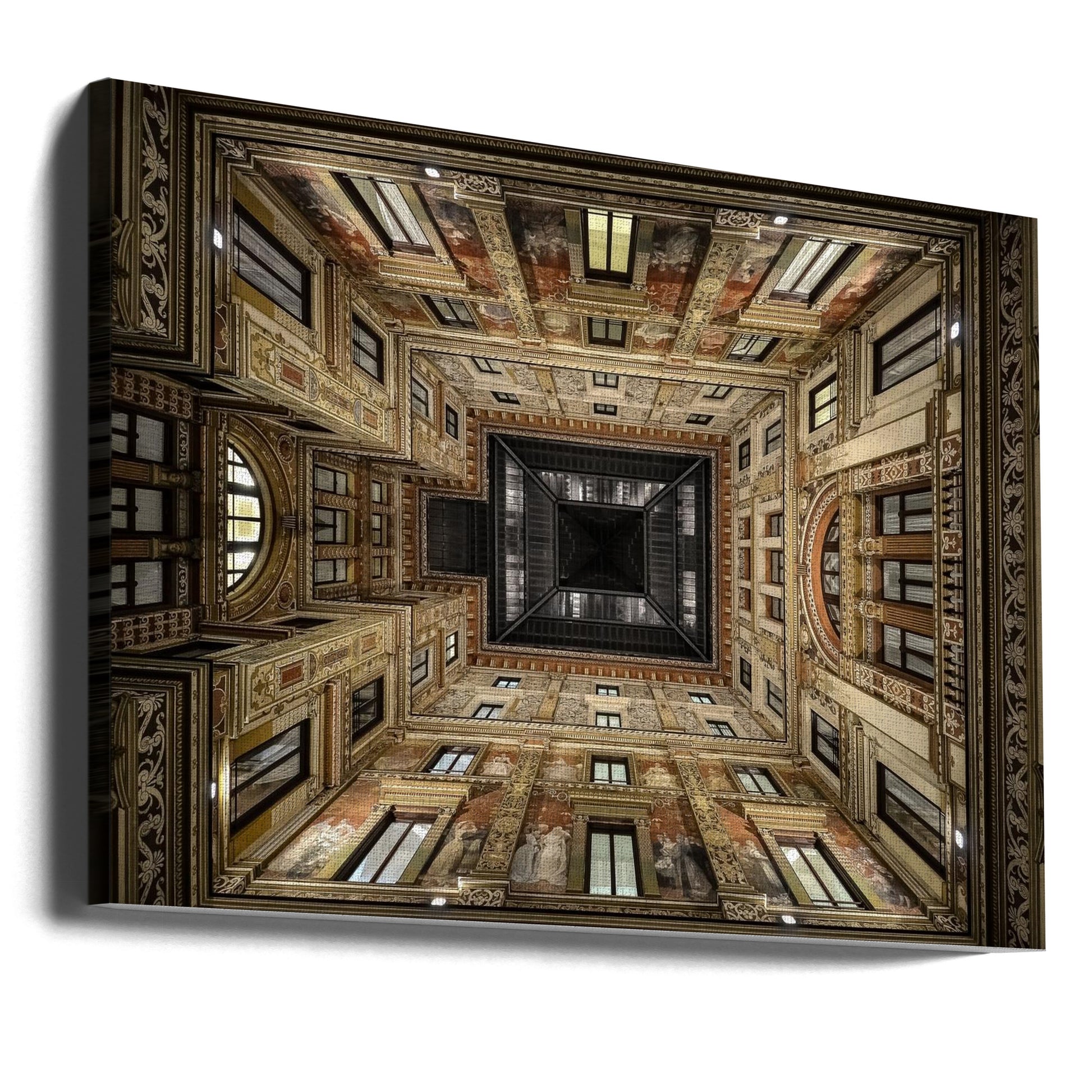 Galleria Sciarra by Renate Reichert | Historic Roman Architecture, Large Canvas Wall Art Print | Artsy Earth