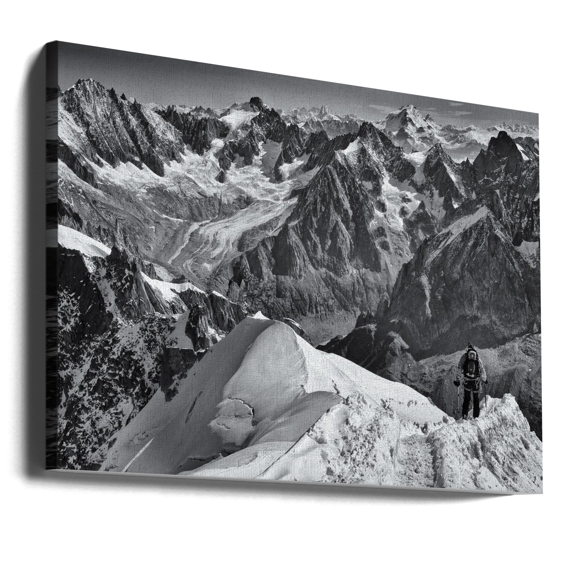 Mountain Ridge by Mihai Ian Nedelcu | Alpine Mountain Adventure, Large Canvas Wall Art Print | Artsy Earth