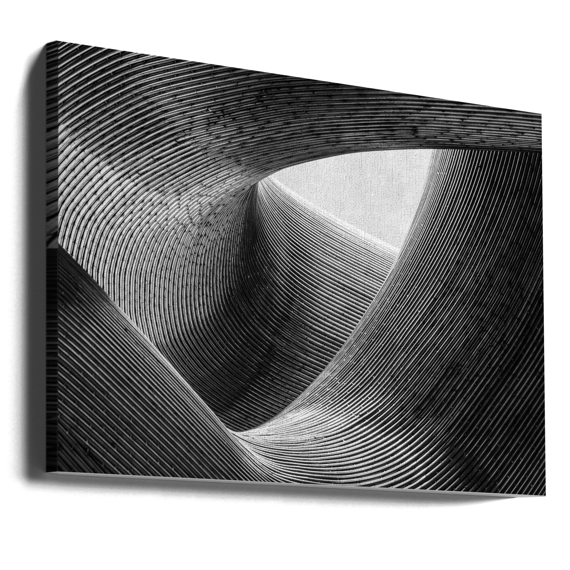 Metal Lines Abstract by Peter Pfeiffer | Abstract Metal Sculpture, Large Canvas Wall Art Print | Artsy Earth