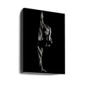 Gymnast Needle Pose by Howard Ashton-jones | Acrobatic Performance Portrait, Large Canvas Wall Art Print | Artsy Earth