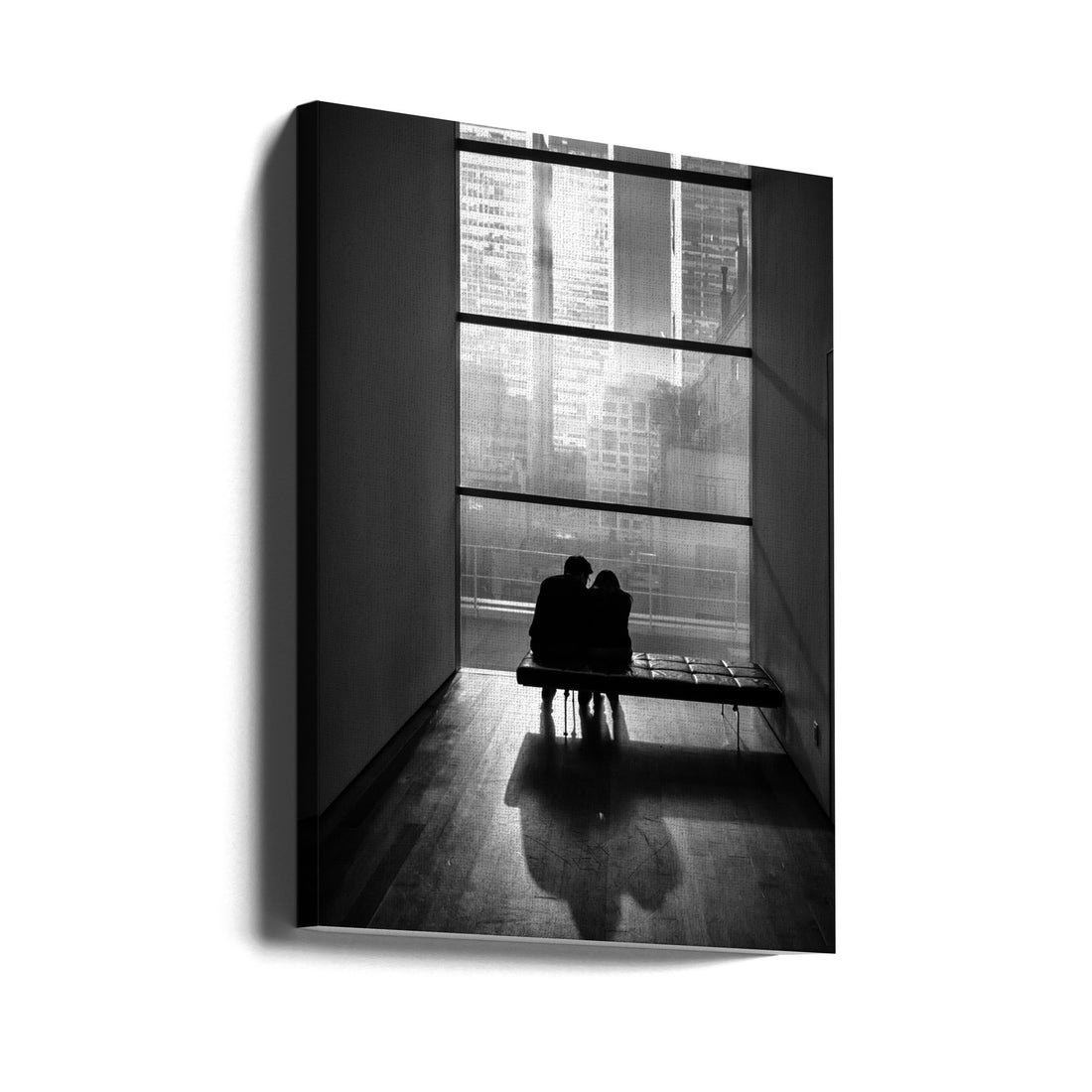 You and me by Tomer Eliash | Urban Love Silhouette, Large Canvas Wall Art Print | Artsy Earth