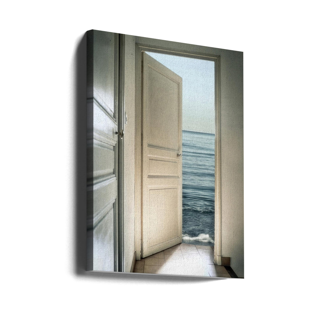 Behind the Door by Christian Marcel | Surreal Ocean Doorway, Large Canvas Wall Art Print | Artsy Earth