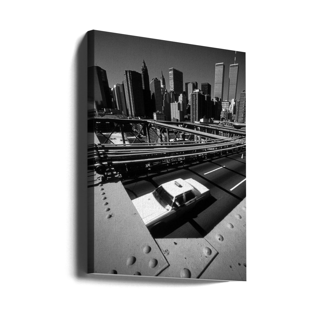 Brooklyn Bridge II by Dieter Matthes | Urban Bridge Architecture, Large Canvas Wall Art Print | Artsy Earth