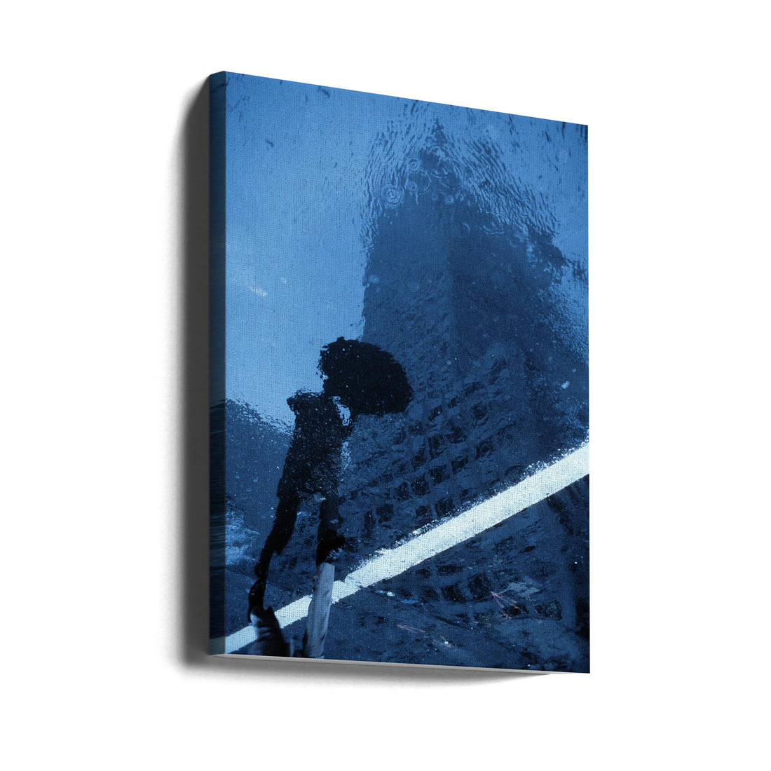 Swinging in the rain by Dieter Matthes | Urban Rain Manhattan, Large Canvas Wall Art Print | Artsy Earth