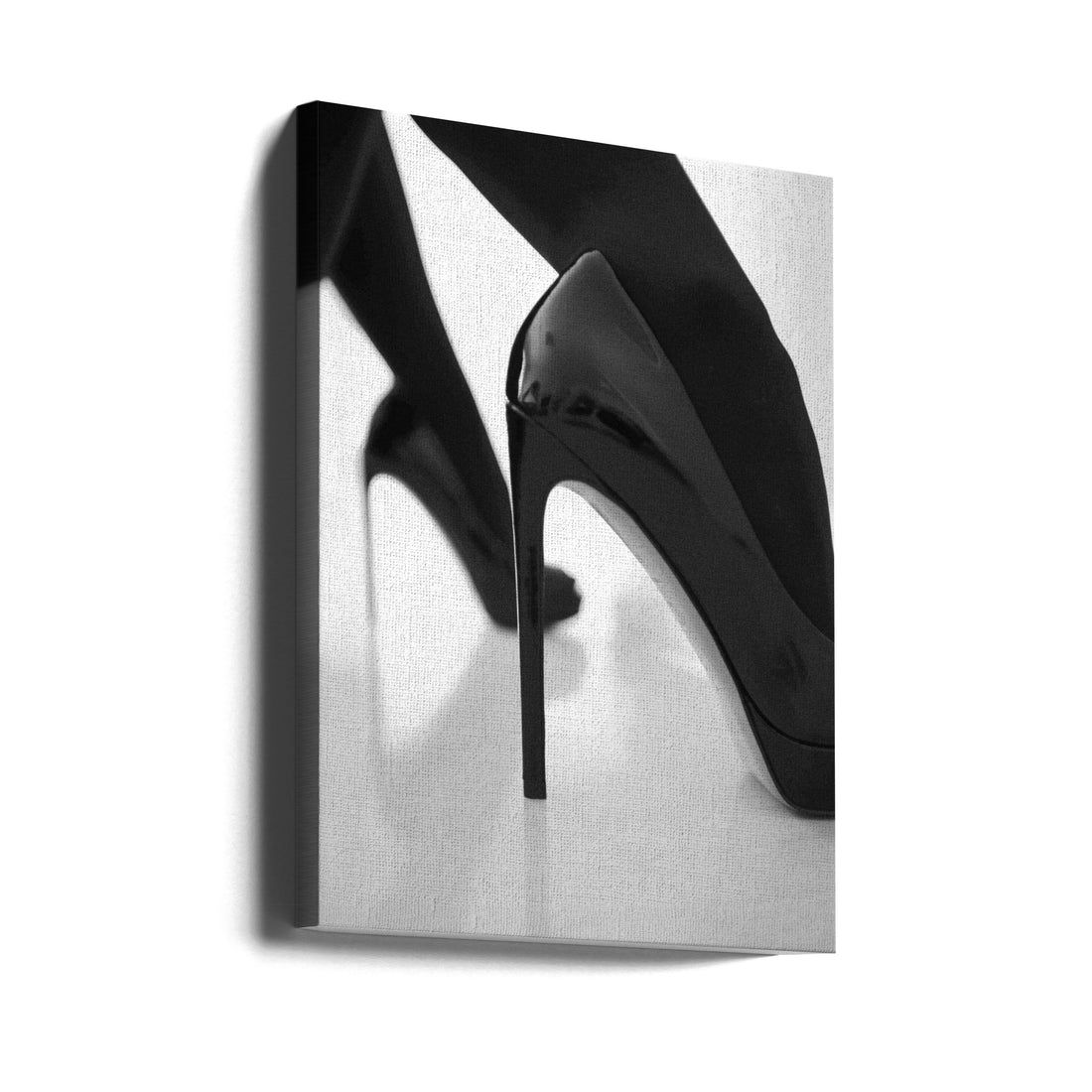 Fashion Heels by Erik Schottstaedt | Black White Shoes, Large Canvas Wall Art Print | Artsy Earth