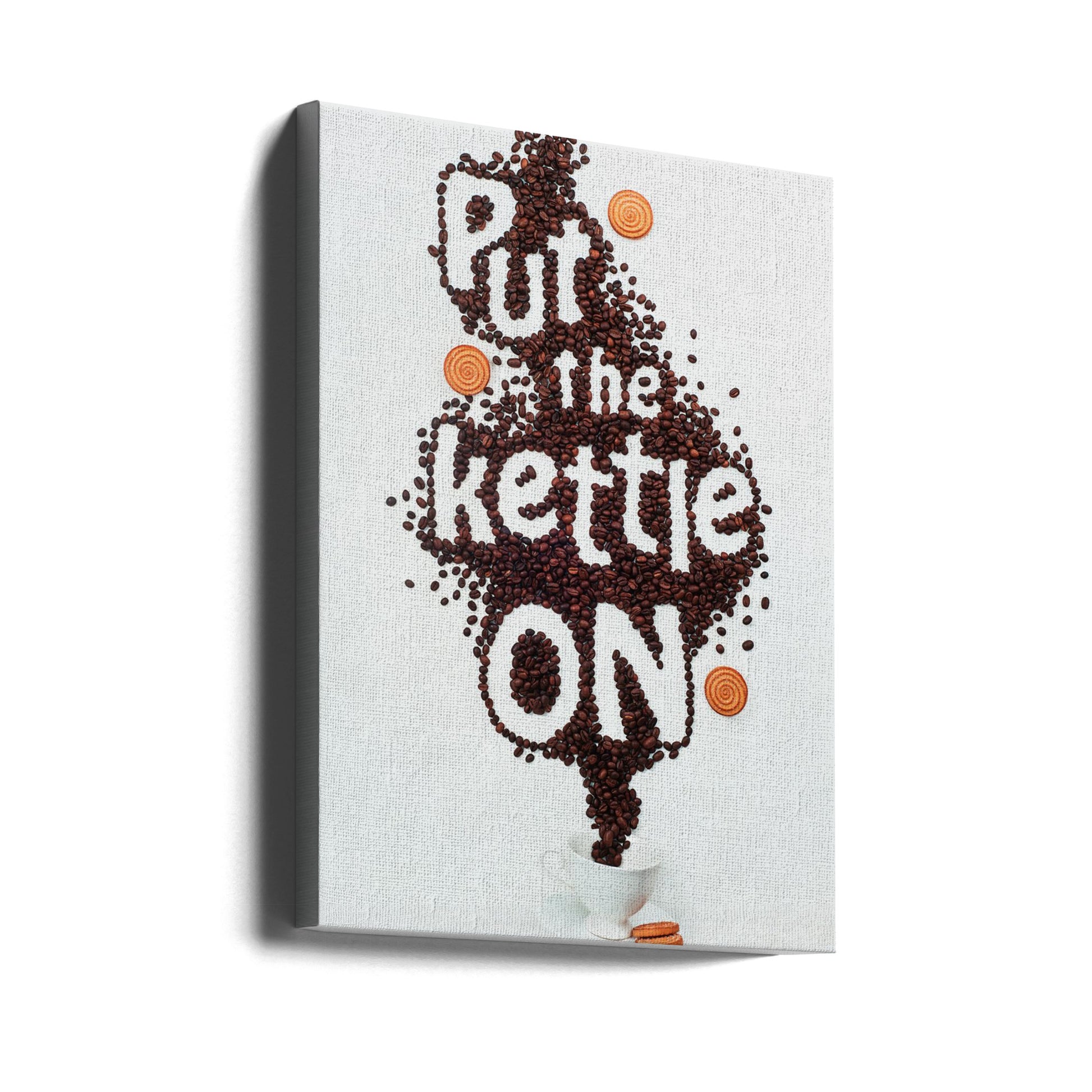 Put the kettle on! by Dina Belenko | Tea Break Time, Large Canvas Wall Art Print | Artsy Earth