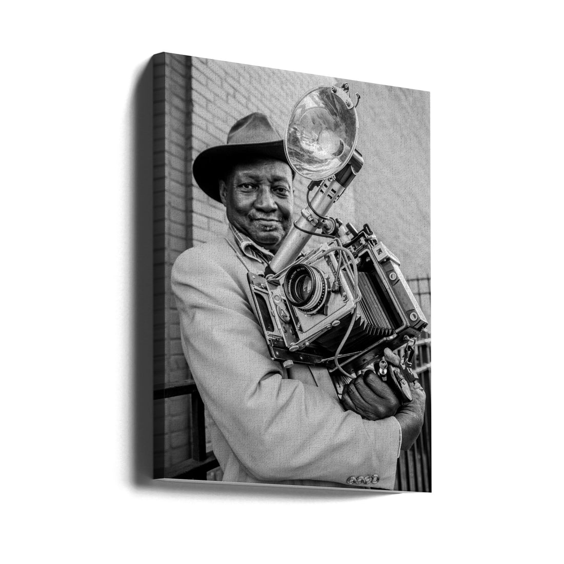 Louis Mendes NYC Photography by Hans Ml Spiegel | Street Portrait Photography, Large Canvas Wall Art Print | Artsy Earth