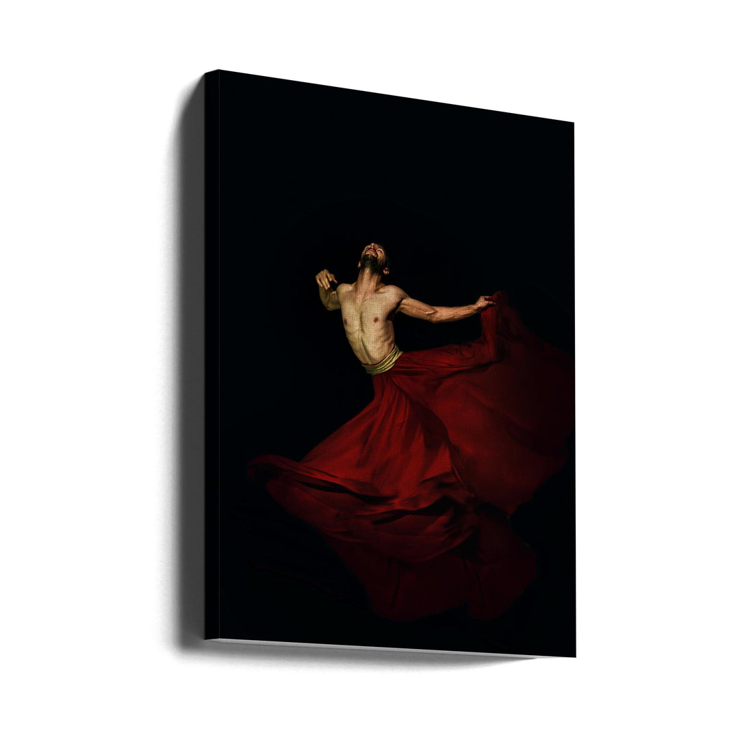 Dance Performance by Babak Haghi | Passionate Dance Motion, Large Canvas Wall Art Print | Artsy Earth