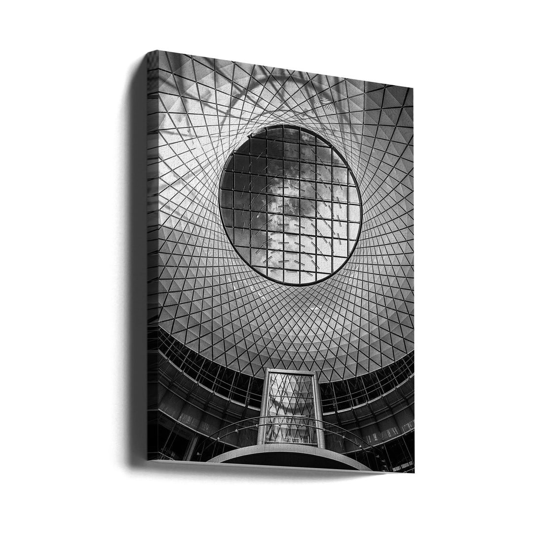 Fulton Center by Alessio Forlano | Modern Architecture Pattern, Large Canvas Wall Art Print | Artsy Earth