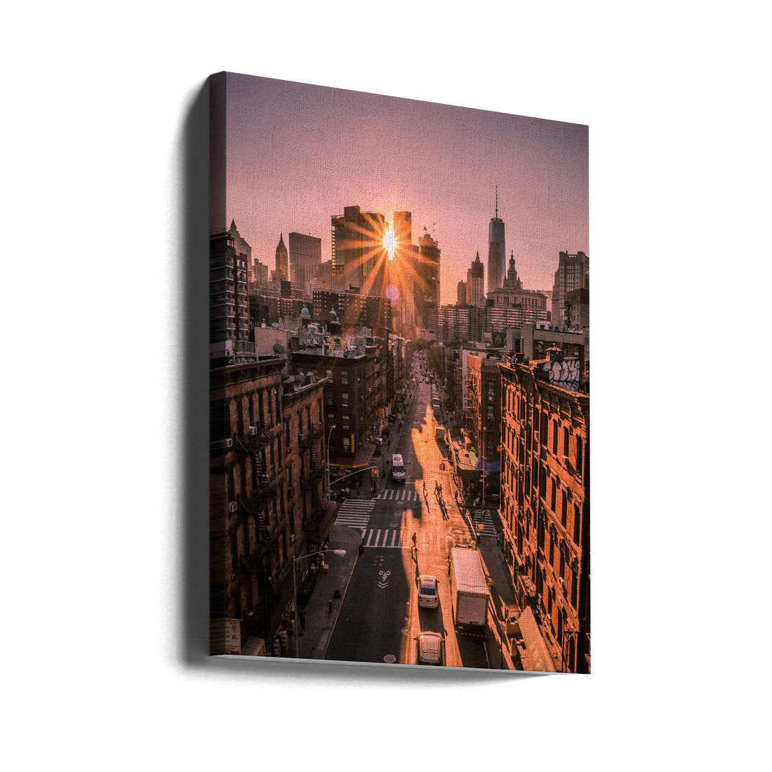 The All Seeing Sun by Christopher R. Veizaga | Urban Sunlight Architecture, Large Canvas Wall Art Print | Artsy Earth