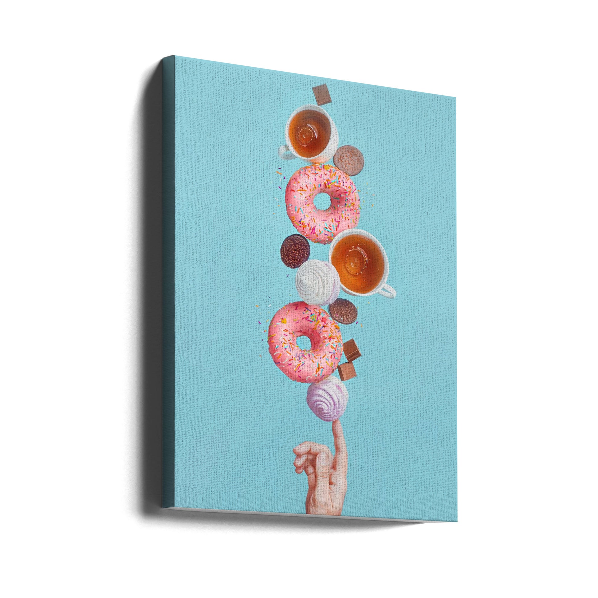 Weekend Donuts by Dina Belenko | Glazed Donuts Food, Large Canvas Wall Art Print | Artsy Earth