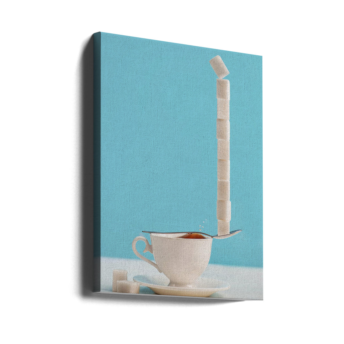 Sweet Tooth by Dina Belenko | Sugar Cube Tower, Large Canvas Wall Art Print | Artsy Earth