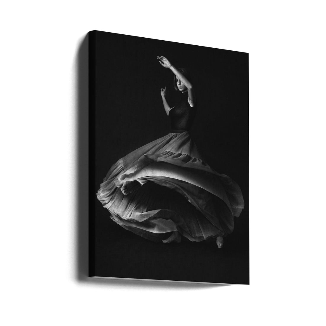 the poetry of grey by Bettina Tautzenberger | Dancing Performance Motion, Large Canvas Wall Art Print | Artsy Earth