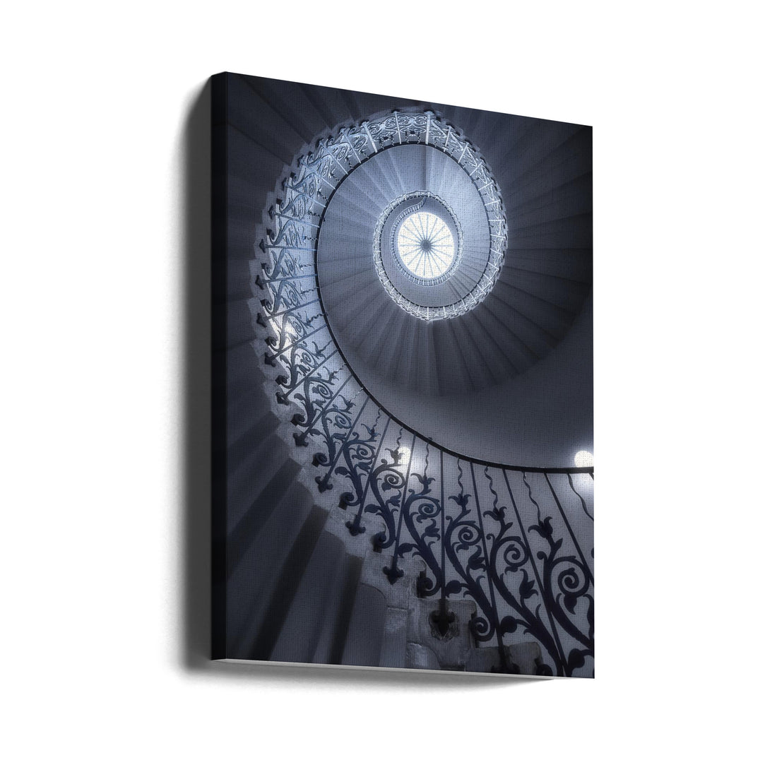 Tulip Stairs by Massimo Cuomo | Spiral Architecture Greenwich, Large Canvas Wall Art Print | Artsy Earth